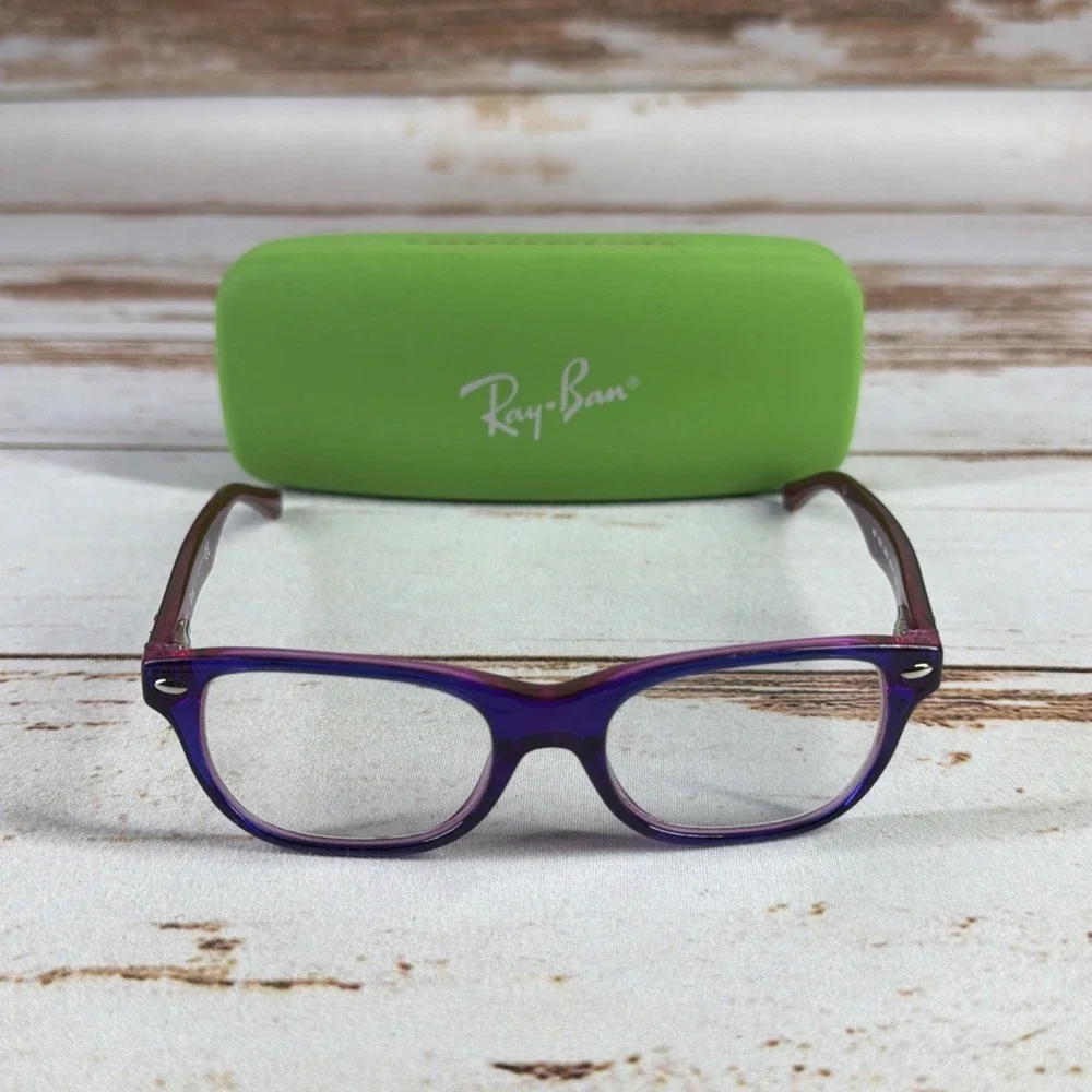 Pre-Owned Ray-Ban RB 1555 Kids Violet Glasses Replacement Frames 48mm